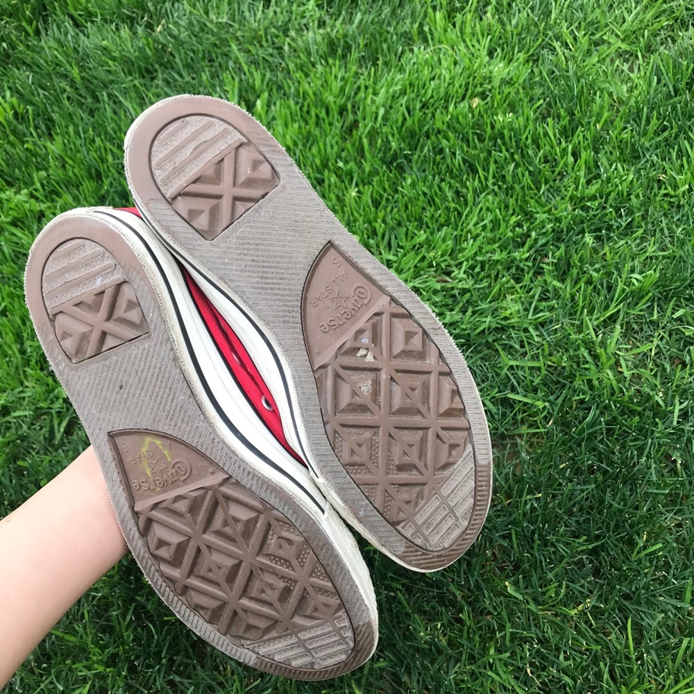 Red Converse - Picture 2 of 3